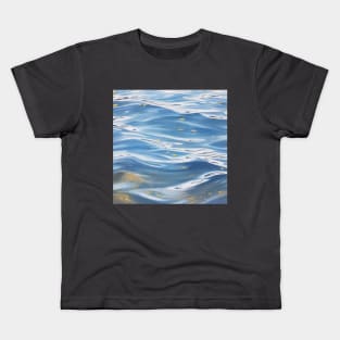 Flotation Therapy - lake water painting Kids T-Shirt